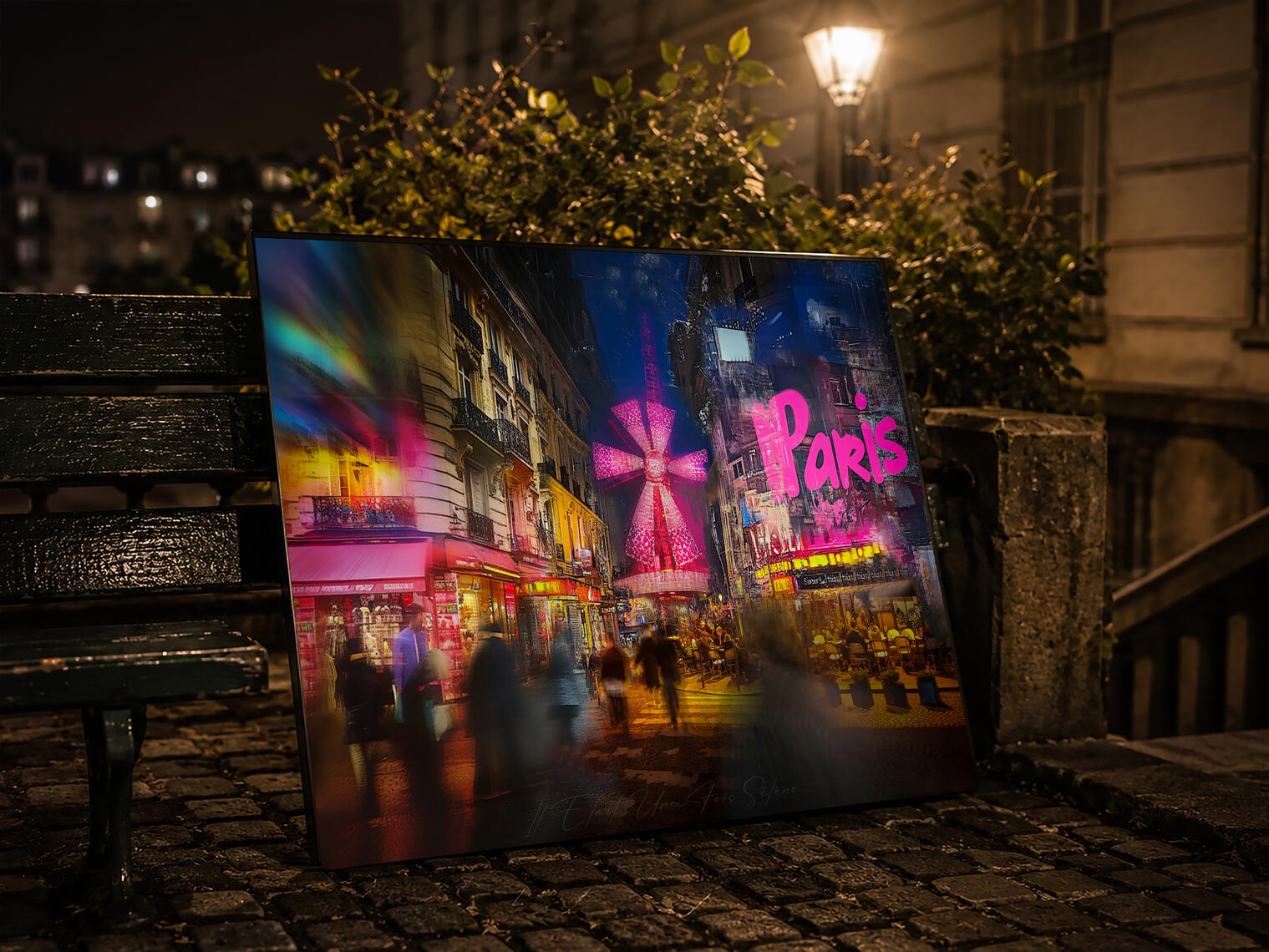 La nuit est un monde de néons, de passages secrets et de promesses anonymes. " - La Vie en rose.