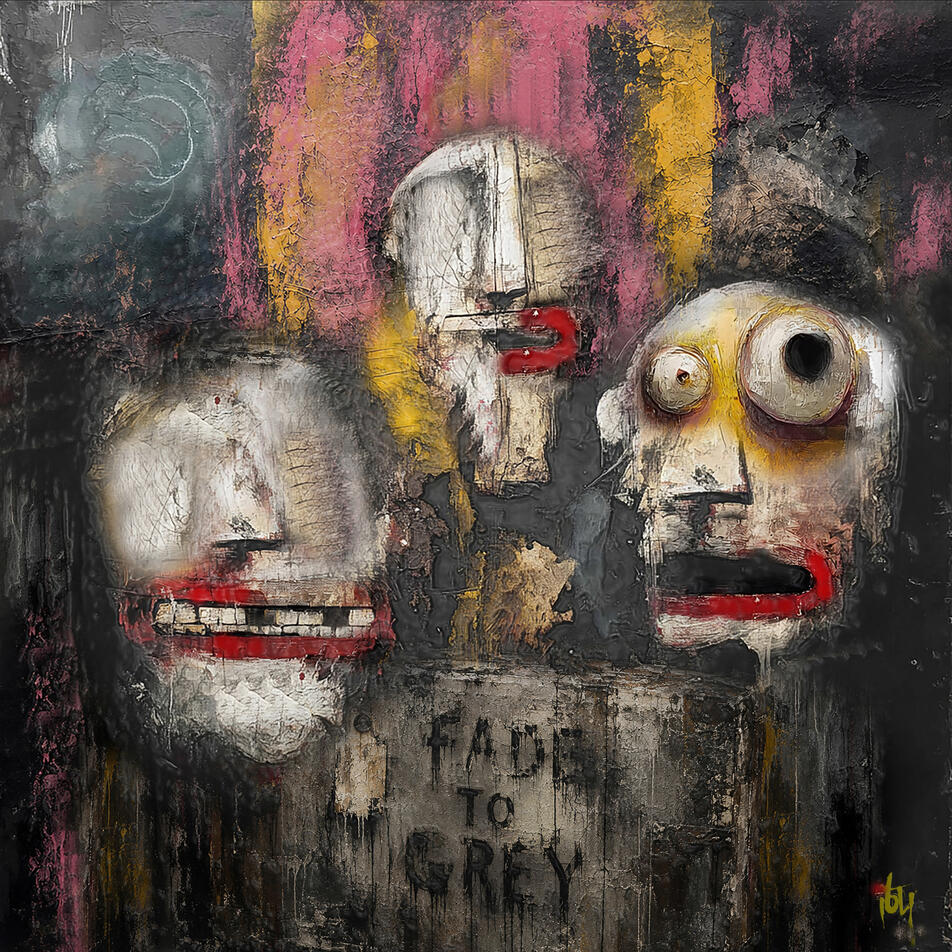 Fade To Grey - textures mixtes - sur commande.