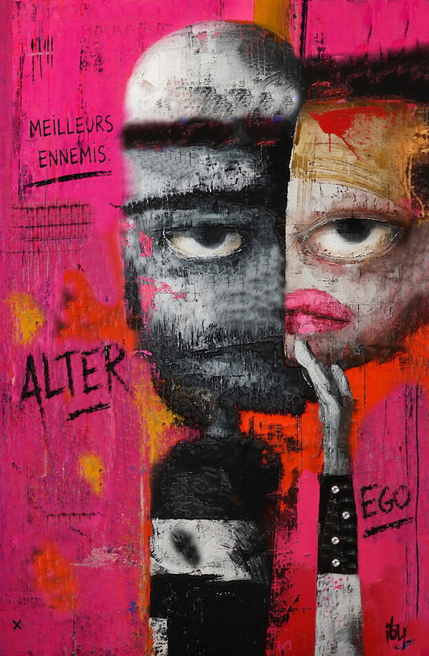 Alter Ego - Textures mixtes - édition limitée à deux exemplaires - Bientôt disponible.