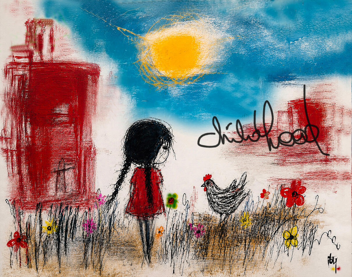 Childhood - artbox noir ou blanc - 120X90 cm - textures mixtes - pièce unique - 1200€.